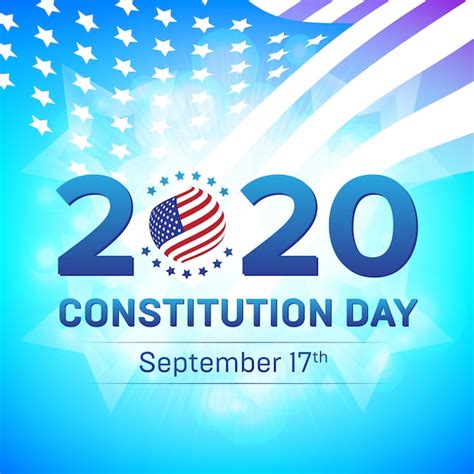 Premium Vector Happy United States Constitution Or Citizenship Day