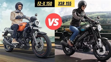 2021 Yamaha FZ X 150 Vs Yamaha XSR 155 Full Detailed Comparison Price