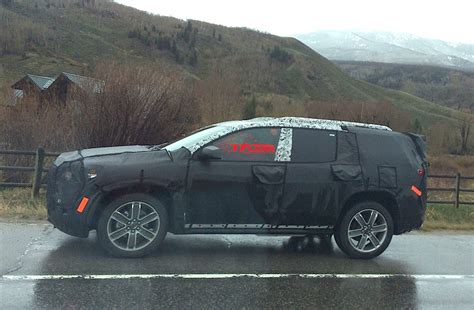 2017 Gmc Acadia Caught Testing At High Altitude Spied The Fast