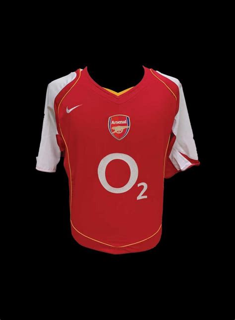 Thierry Henry Signed Arsenal 200405 Home Shirt All Star Signings
