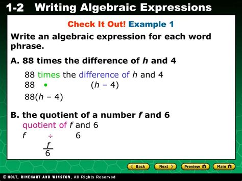 Congratulations, you just wrote an algebraic expression! PPT - Algebraic Expressions Essential Question PowerPoint ...
