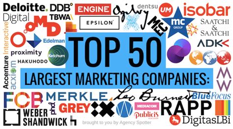 50 Largest Marketing Companies In The World Leadership Insights Marketing Matters By