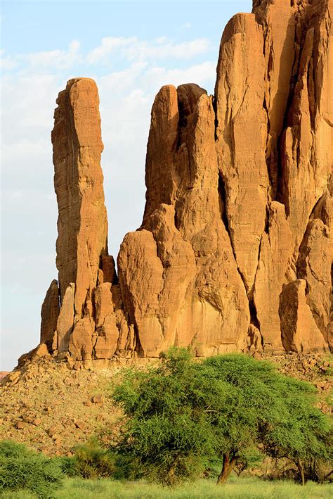 Sandstone Rock Formations In The Sahara Desert Chad Photograph By