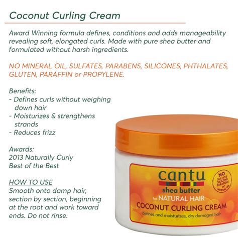 Cantu Coconut Curling Cream Murrays Health And Beauty Paul Murray Plc