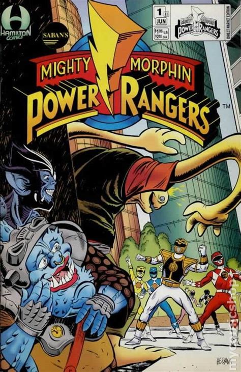 Mighty Morphin Power Rangers 1995 Hamilton Comic Books