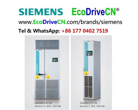 Siemens Sinamics G150 Frequency Converter Is An Enclosed Air Cooled Or
