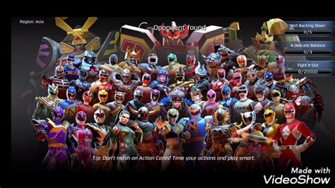 Gameplay Of Power Rangers Legacy Wars Full Fight Highlightshd Youtube