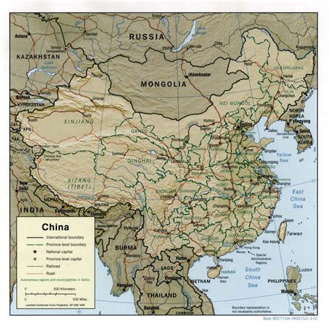 Landkarte China Reliefkarte Weltkarte com Karten und Stadtpläne