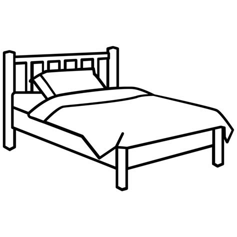 Bunk Bed Coloring Pages Coloring Book Kids Bed With A Pillow And Toy