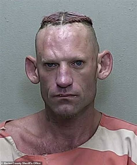 florida man s mugshot goes viral for his very distinctive look daily mail online