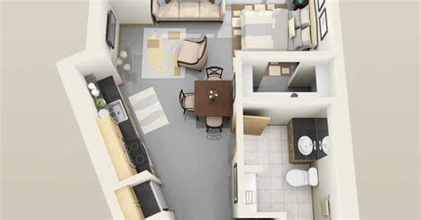 500 Square Foot Apartment Floor Plans With Drawings