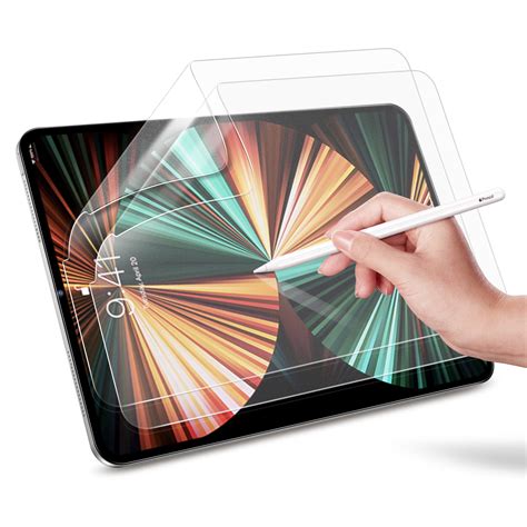 Esr 2 Pack Like Paper Screen Protector Compatible With Apple Ipad Pro