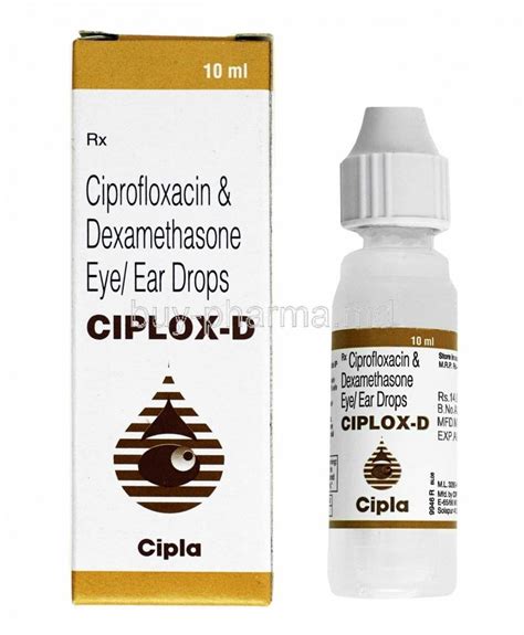 Ciprofloxacin Dexamethasone Eye Drop Packaging Size Ml At Rs Unit In Nagpur