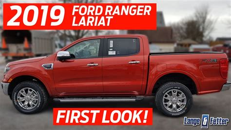 2019 Ford Ranger Lariat First Look Youtube