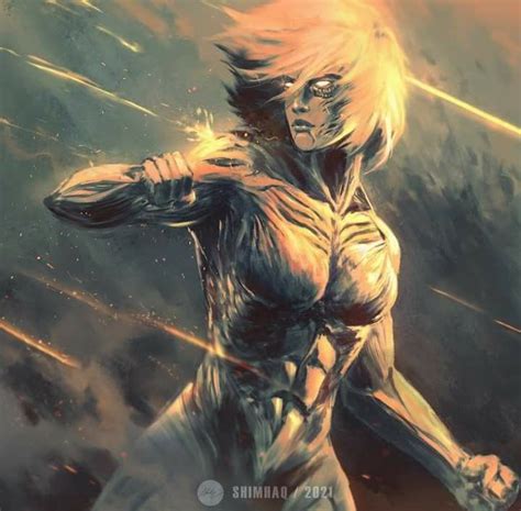 female titan fanart in 2021 attack on titan anime attack on titan art female titan