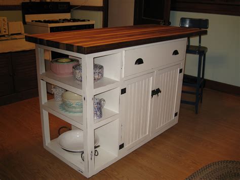 Kitchen island cabinets can be created from a diverse selection of drawers and cupboards; Ana White | Kitchen Island - DIY Projects