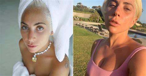Can't wait to hear her new music! Lady Gaga's Best No-Makeup Selfies on Instagram | POPSUGAR Beauty