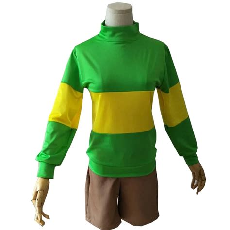 2018 Undertale Chara Frisk Cosplay Costume In Anime Costumes From