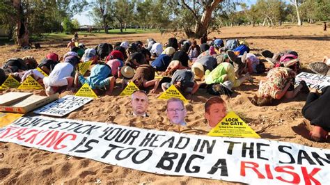 Protesters Gather In Alice Springs For Global Frackdown Nt News