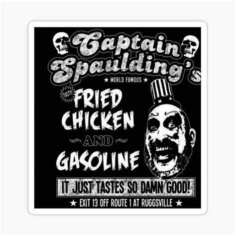 Captain Spaulding Sticker Sticker For Sale By Lovostore Redbubble