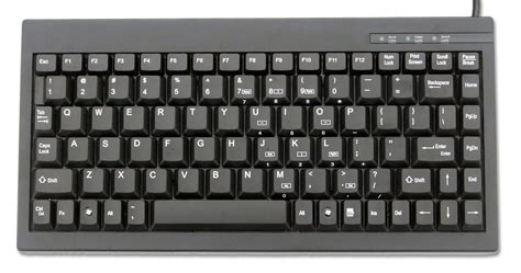 Mini Computer Keyboard With Laptop Style Keys