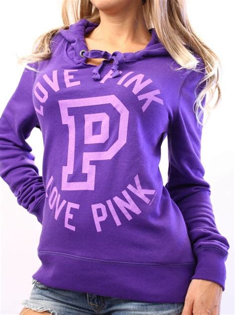 Victorias Secret Love Pink Pullover Hoodie Sweatshirt Neon Nwt