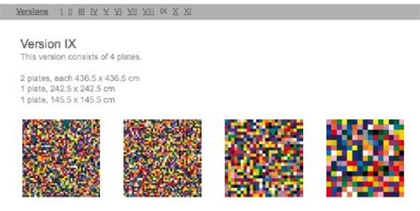 Gerhard Richter 4900 Colours Microsite