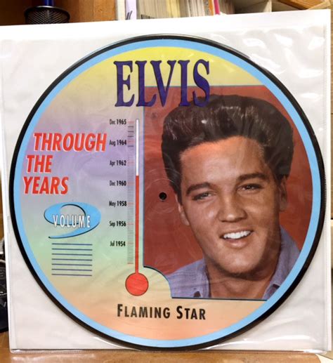 Through The Years Volume 9 Flaming Star By Elvis Presley 1991 Lp