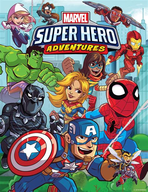 Marvel Aventuras De Súper Héroes Serie 2017 Mx