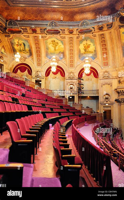 Chicago Theatre Interior View Stock Photo Alamy