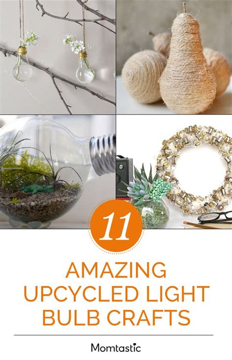15 Amazing Upcycled Light Bulb Crafts Light Bulb Crafts Easy Diy