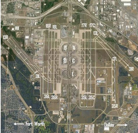 Dallasfort Worth International Airport The Geography Of Transport