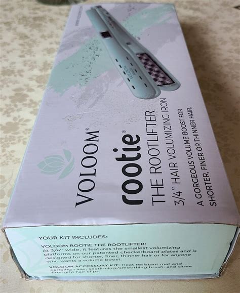 Voloom Rootie 34 Professional Volumizing Ceramic Hair Iron For Thin