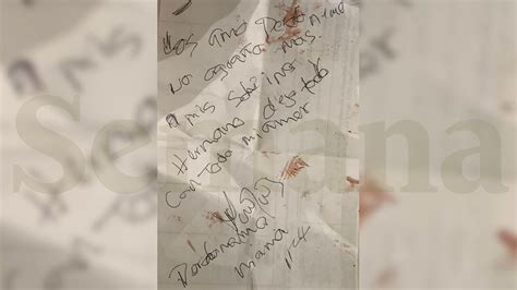 Exclusivo Esta Es La Reveladora Carta Hallada Junto A Los Cuerpos Sin