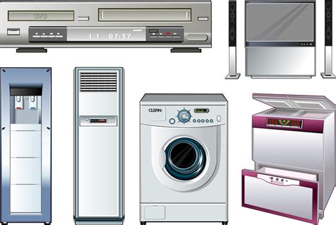 Vector Of Household Appliances Vector Download