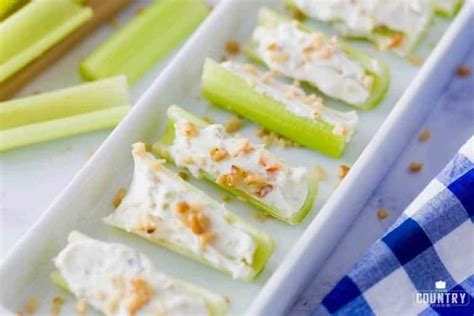 Cream Cheese Stuffed Celery The Country Cook
