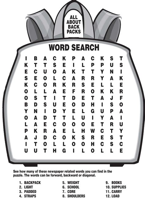 Word Search Worksheets