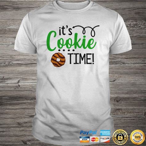 Its Cookie Time Scout Tshirt Shirt