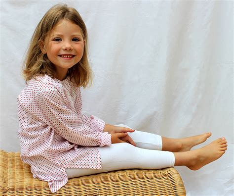 Girl S Spotty Embroidered Cotton Kaftan By Pink Bamboo