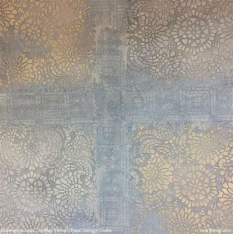 Royal Design Studio Wall Stencils Partners with NovaColor Textured