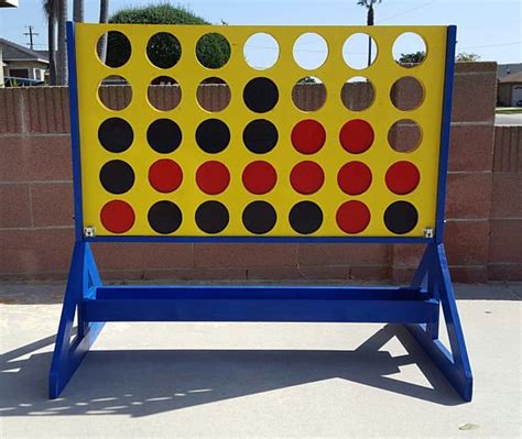 Giant Connect 4 Connect Four Games Etsy Giant Connect Four