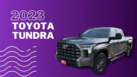 2023 Toyota Tundra Platinum Walkaround Youtube