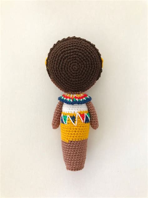 amahle the zulu doll crochet pattern from the world of etsy