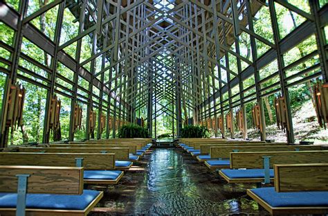 Thorncrown Chapel Interior Photograph By Cricket Hackmann
