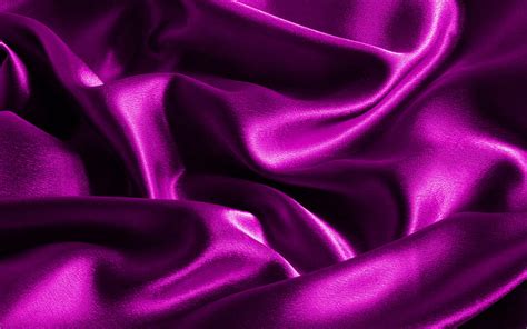 1080p Free Download Purple Satin Background Macro Purple Silk Texture Wavy Fabric Texture