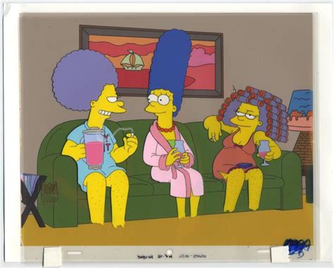 Film Roman The Simpsons Animation Cels Marge