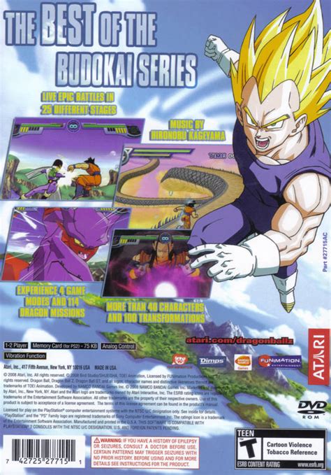 Budokai, released as dragon ball z (ドラゴンボールz, doragon bōru zetto) in japan, is a fighting game released for the playstation 2 on november 2, 2002, in europe and on december 3, 2002, in north america, and for the nintendo gamecube on october 28, 2003, in north america and on november 14, 2003, in europe. Dragon Ball Z Infinite World Sony Playstation 2 Game