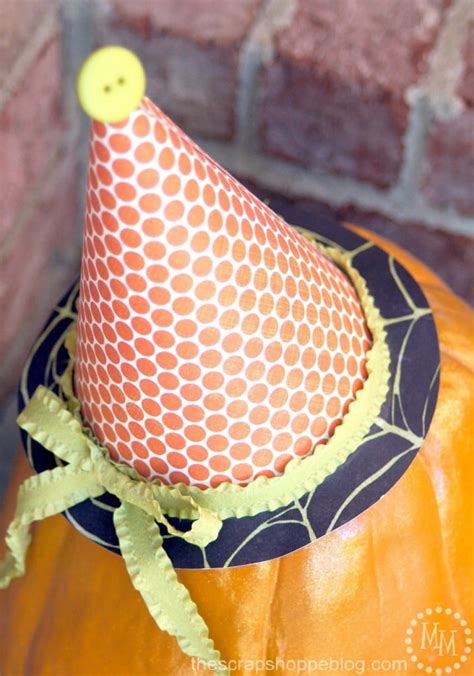 Diy Paper Witch Hat The Scrap Shoppe