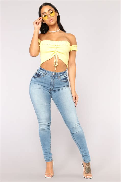 Date Night Skinny Jeans Light Blue Wash Fashion Nova Jeans