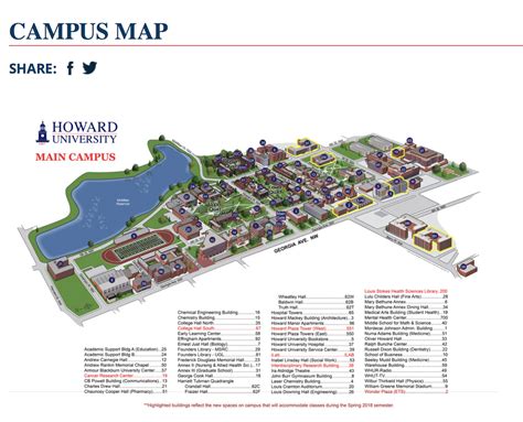 Howard University Buildings And Improvements Washington Dc Living